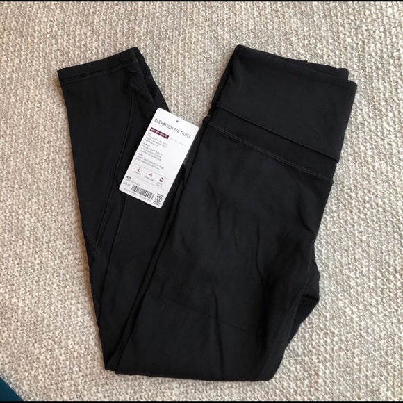 Athleta Elevation 7/8 Tight In Powervita Black - Picture 3 of 4